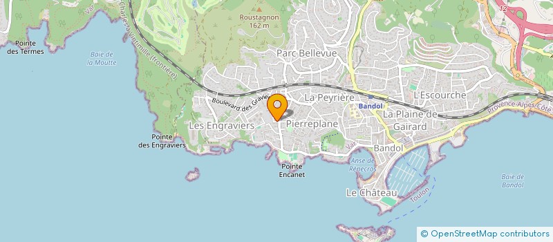 localisation de l'entreprise MONSIEUR NICOLAS KILFIGER à BANDOL