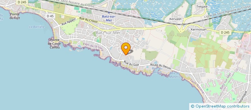 localisation de l'entreprise MONSIEUR NICOLAS KING à BATZ-SUR-MER
