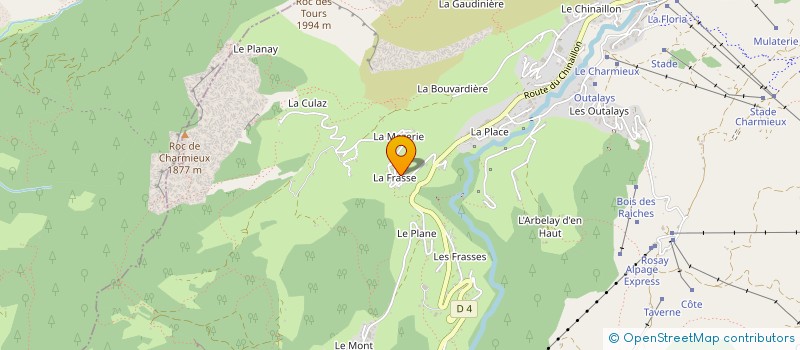 localisation de l'entreprise MONSIEUR NICOLAS KINT  LE GRAND-BORNAND