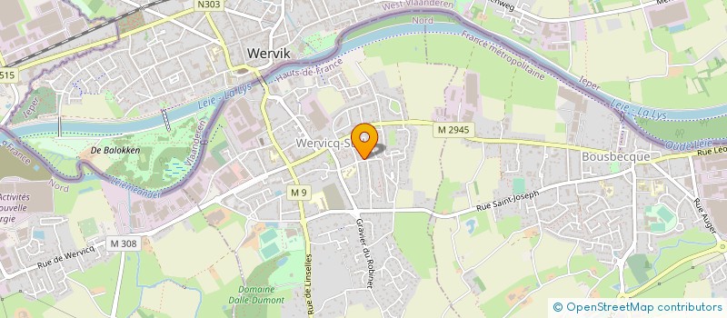 localisation de l'entreprise MONSIEUR NICOLAS KLEMESIAK  WERVICQ-SUD