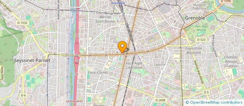 localisation de l'entreprise MONSIEUR NICOLAS KLIMOFF à GRENOBLE