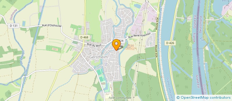 localisation de l'entreprise MONSIEUR NICOLAS KLIPFEL  GERSTHEIM