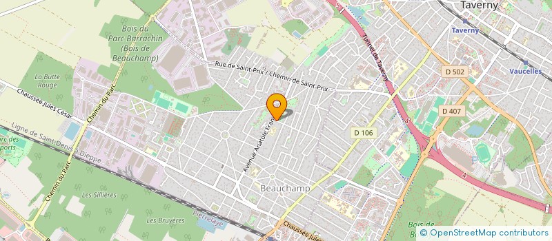 localisation de l'entreprise MONSIEUR NICOLAS KLOC  BEAUCHAMP