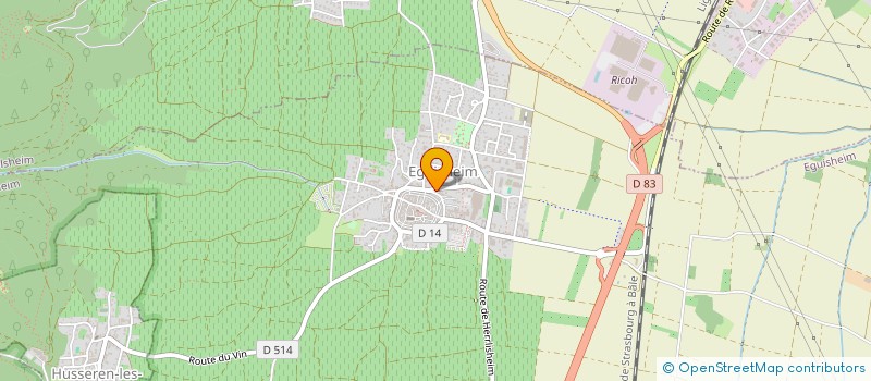 localisation de l'entreprise MONSIEUR NICOLAS KLUR  EGUISHEIM