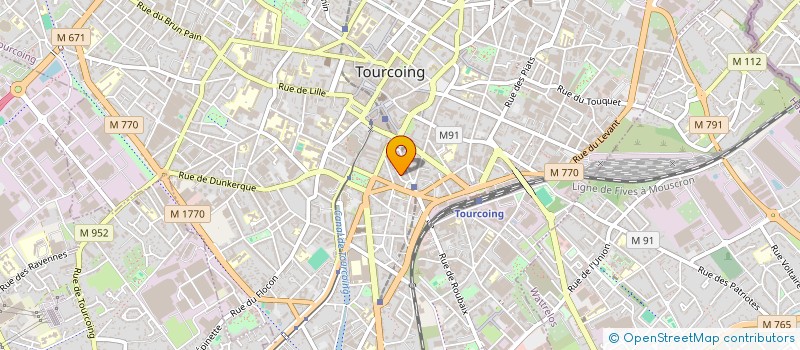 localisation de l'entreprise MONSIEUR NICOLAS KNAUB  TOURCOING