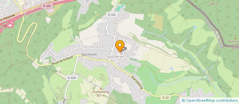 localisation de l'entreprise MONSIEUR NICOLAS KOCH  SPICHEREN