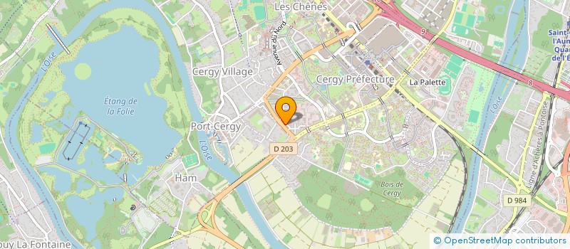 localisation de l'entreprise MONSIEUR NICOLAS KOLEV  CERGY