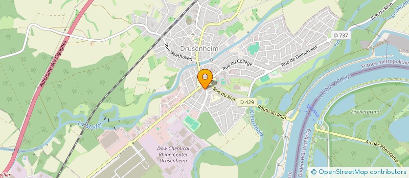 localisation de l'entreprise MONSIEUR NICOLAS KORMANN  DRUSENHEIM