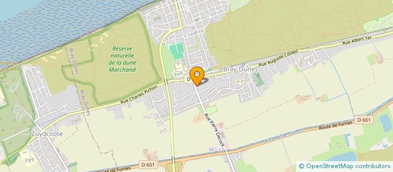 localisation de l'entreprise MONSIEUR NICOLAS KOSCIANSKI  BRAY-DUNES