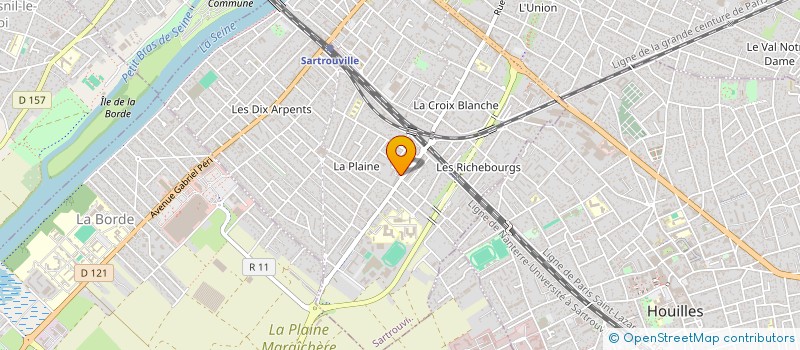 localisation de l'entreprise MONSIEUR NICOLAS KOUNTOURIADIS  SARTROUVILLE