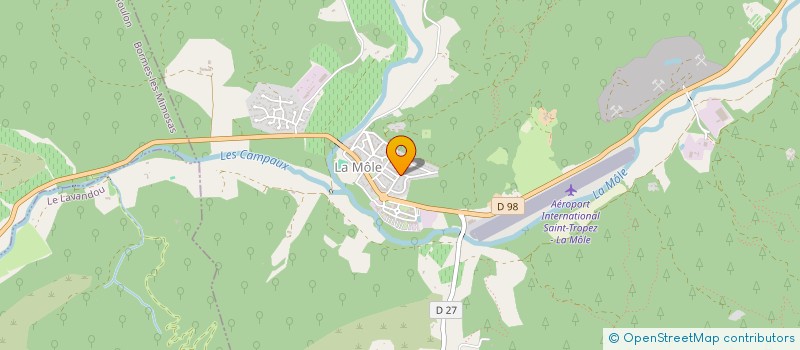 localisation de l'entreprise MONSIEUR NICOLAS KOZULIC  LA MOLE