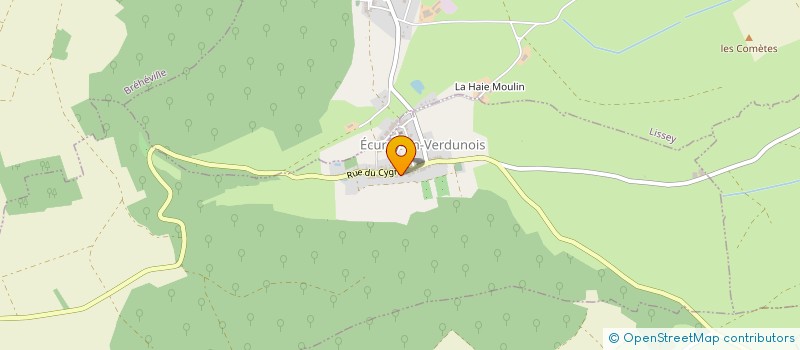 localisation de l'entreprise MONSIEUR NICOLAS KRICQ à ECUREY-EN-VERDUNOIS