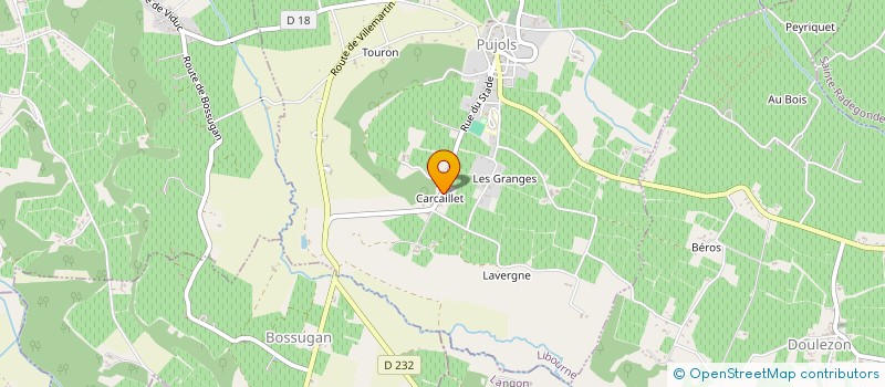 localisation de l'entreprise MONSIEUR NICOLAS KRONNER  PUJOLS