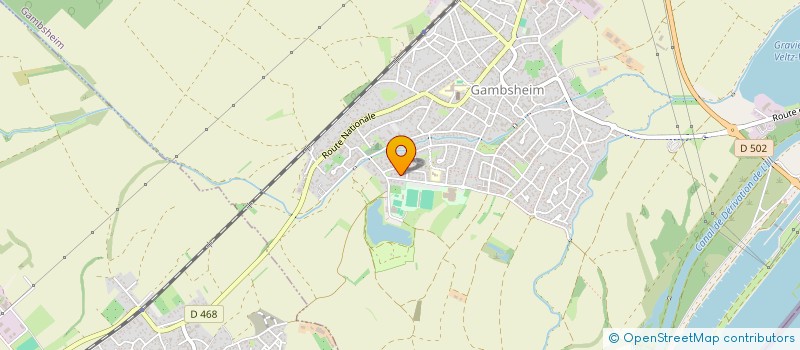 localisation de l'entreprise MONSIEUR NICOLAS KROPP  GAMBSHEIM