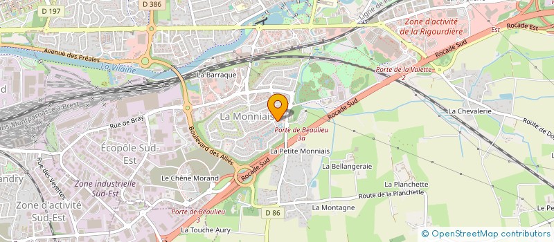 localisation de l'entreprise MONSIEUR NICOLAS KWEDI EPEE  CHATEAUGIRON