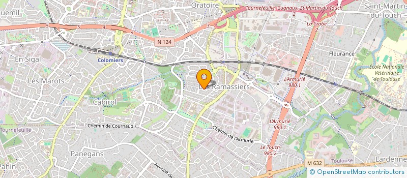 localisation de l'entreprise MONSIEUR NICOLAS L'HERMITE à COLOMIERS