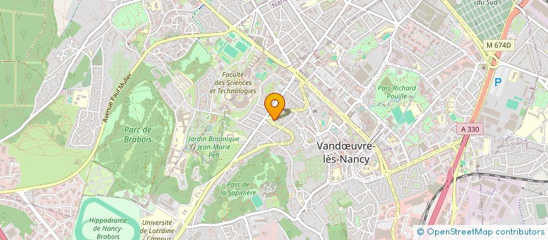 localisation de l'entreprise MONSIEUR NICOLAS L HUILLIER  VANDUVRE-LES-NANCY