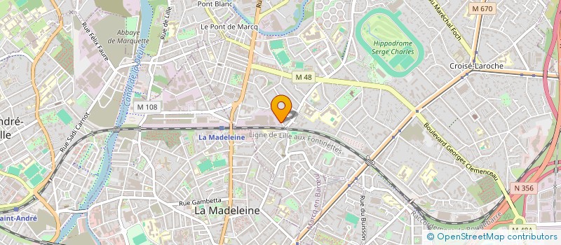 localisation de l'entreprise MONSIEUR NICOLAS LA DELFA à MARCQ-EN-BARŒUL