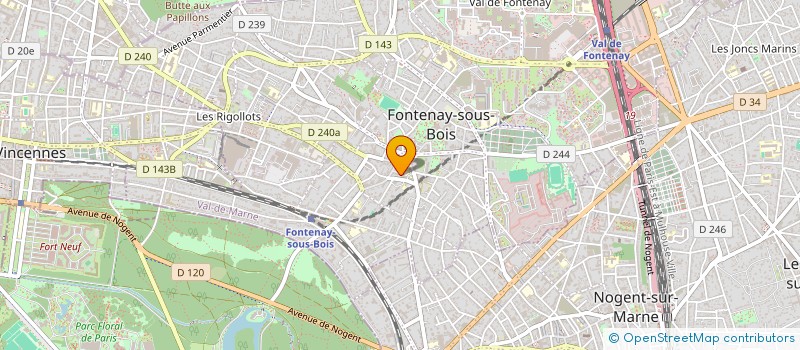 localisation de l'entreprise MONSIEUR NICOLAS LABBE à FONTENAY-SOUS-BOIS