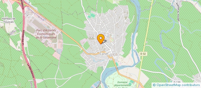 localisation de l'entreprise MONSIEUR NICOLAS LABEILLE  CANET