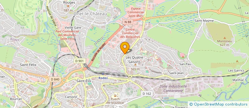 localisation de l'entreprise MONSIEUR NICOLAS LABORIE  ONET-LE-CHATEAU