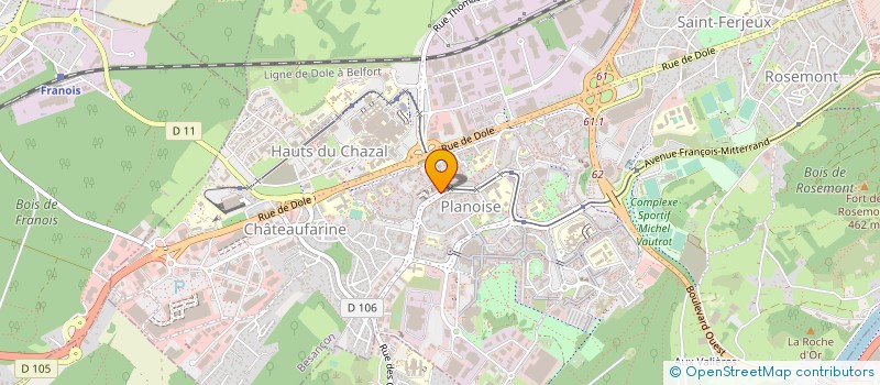 localisation de l'entreprise MONSIEUR NICOLAS LABRIET à BESANCON