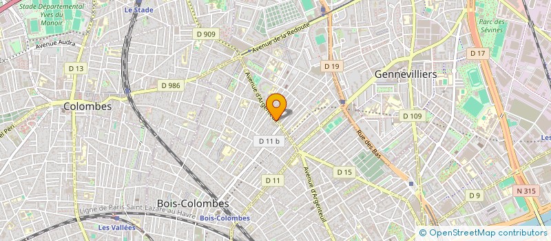 localisation de l'entreprise MONSIEUR NICOLAS LACARRA à BOIS-COLOMBES