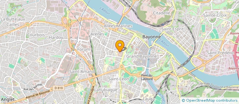 localisation de l'entreprise MONSIEUR NICOLAS LACAZE à BAYONNE
