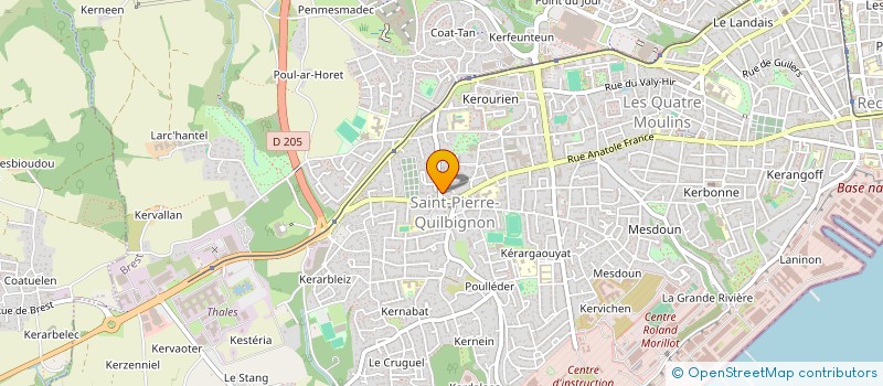localisation de l'entreprise MONSIEUR NICOLAS LACHAUD à BREST