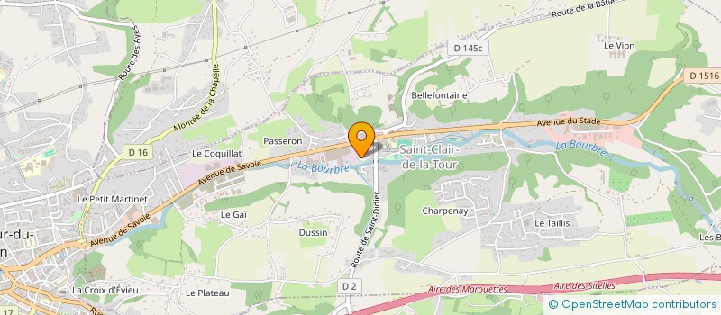 localisation de l'entreprise MONSIEUR NICOLAS LACHKAR  SAINT-CLAIR-DE-LA-TOUR