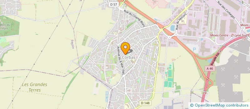 localisation de l'entreprise MONSIEUR NICOLAS LACOUR à CORBAS