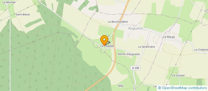 localisation de l'entreprise MONSIEUR NICOLAS LACROIX à AUGUAISE