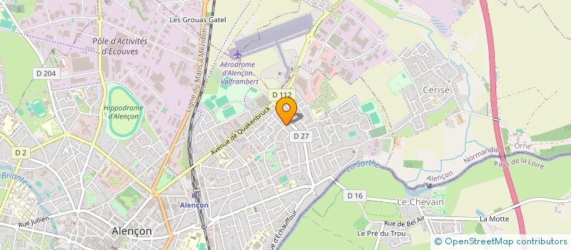 localisation de l'entreprise MONSIEUR NICOLAS LACROIX à ALENCON