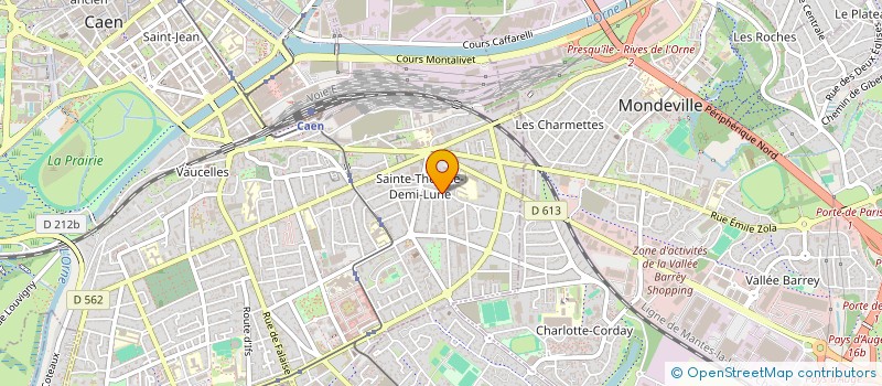 localisation de l'entreprise MONSIEUR NICOLAS LACROIX à CAEN