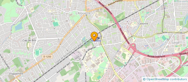 localisation de l'entreprise MONSIEUR NICOLAS LACUMY  PESSAC