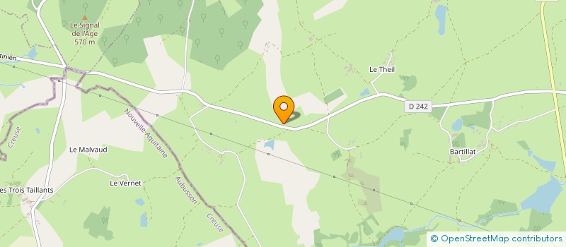 localisation de l'entreprise MONSIEUR NICOLAS LAFAYE  SAINT-MARTINIEN