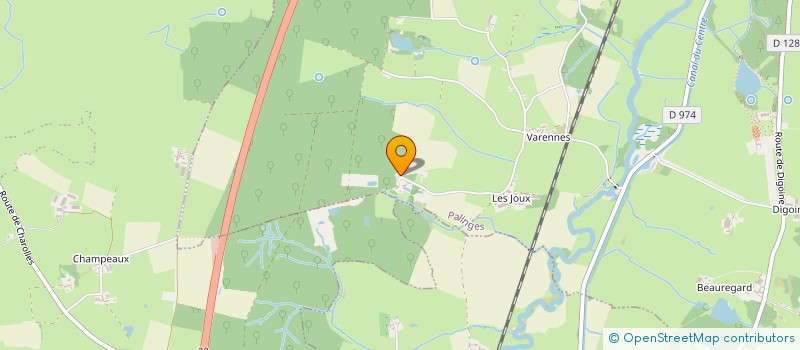 localisation de l'entreprise MONSIEUR NICOLAS LAFFINEUR  PALINGES