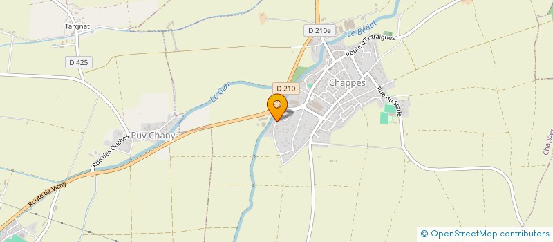 localisation de l'entreprise MONSIEUR NICOLAS LAFORET  CHAPPES