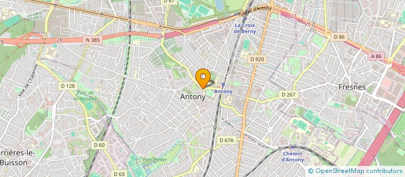 localisation de l'entreprise MONSIEUR NICOLAS LAFORET à ANTONY