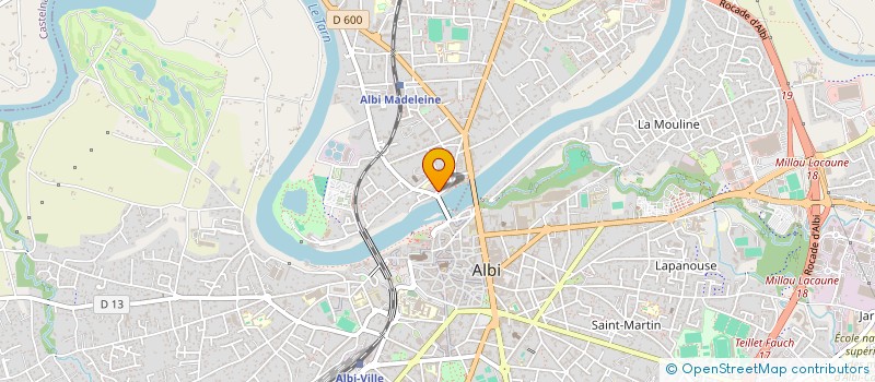 localisation de l'entreprise MONSIEUR NICOLAS LAGASSE à ALBI