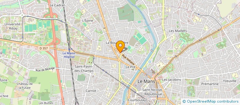 localisation de l'entreprise MONSIEUR NICOLAS LAGERE  LE MANS