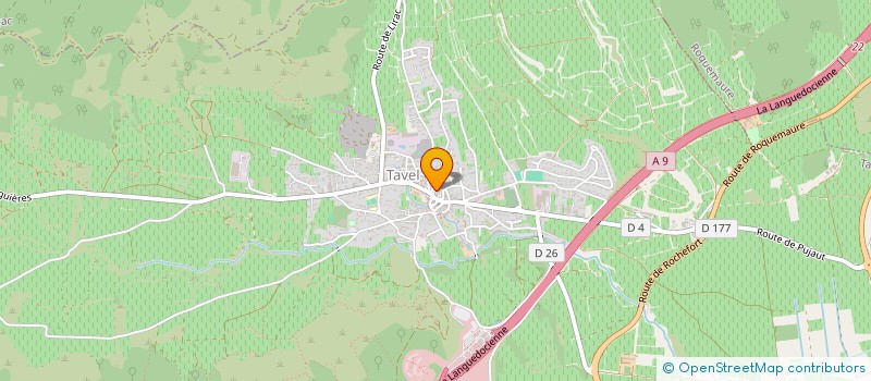 localisation de l'entreprise MONSIEUR NICOLAS LAGIERE  TAVEL