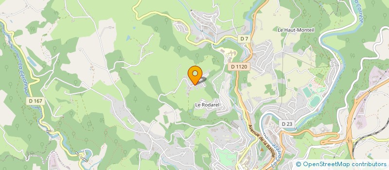 localisation de l'entreprise MONSIEUR NICOLAS LAGNOUX  CHANAC-LES-MINES