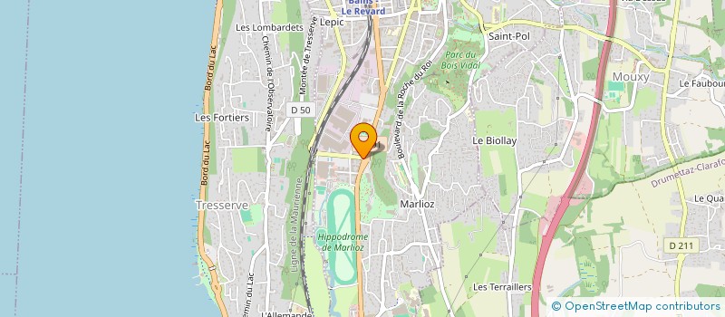 localisation de l'entreprise MONSIEUR NICOLAS LAGRAIS  AIX-LES-BAINS