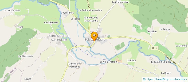 localisation de l'entreprise MONSIEUR NICOLAS LAGUILLAUMIE à COUR-MAUGIS SUR HUISNE