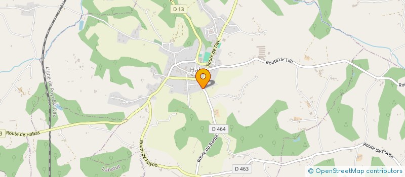 localisation de l'entreprise MONSIEUR NICOLAS LAHITTE  URCUIT