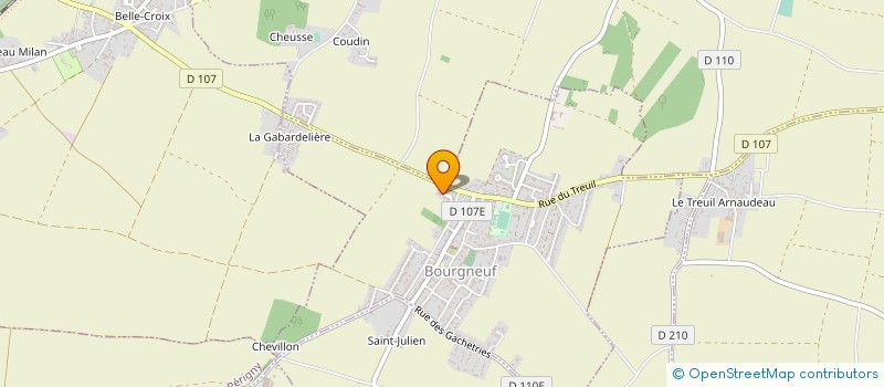 localisation de l'entreprise MONSIEUR NICOLAS LAIDET  BOURGNEUF