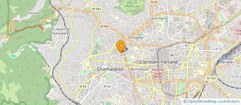 localisation de l'entreprise MONSIEUR NICOLAS LAMARQUE  CHAMALIERES