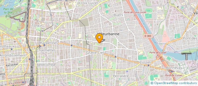 localisation de l'entreprise MONSIEUR NICOLAS LAMARQUE  VILLEURBANNE