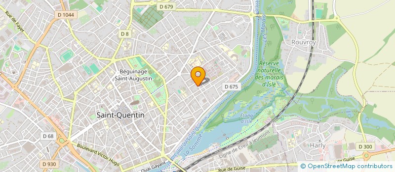 localisation de l'entreprise MONSIEUR NICOLAS LAMART à SAINT-QUENTIN
